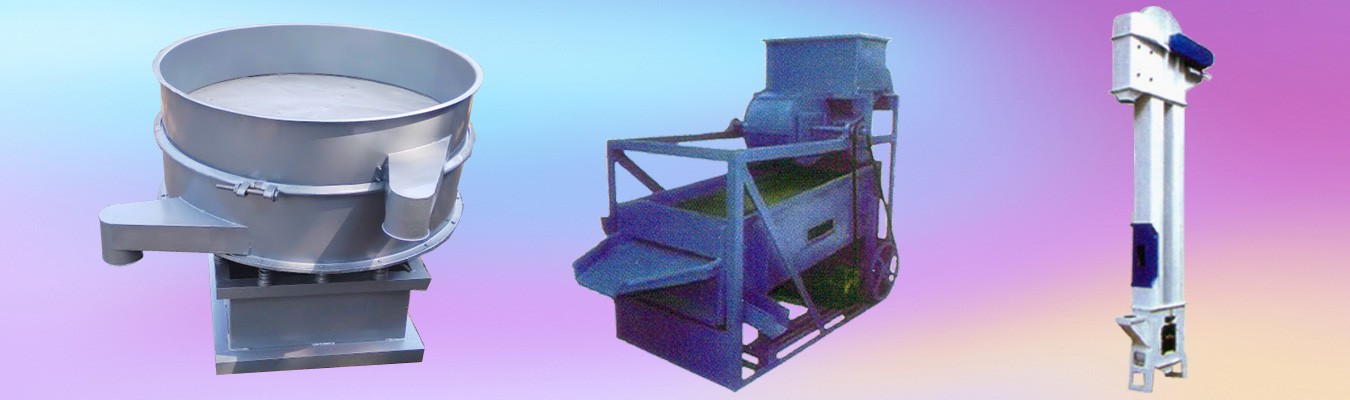 Cyclone Dust Collectors, Centrifugal Sieve, Vibro Screens, Emery Stones